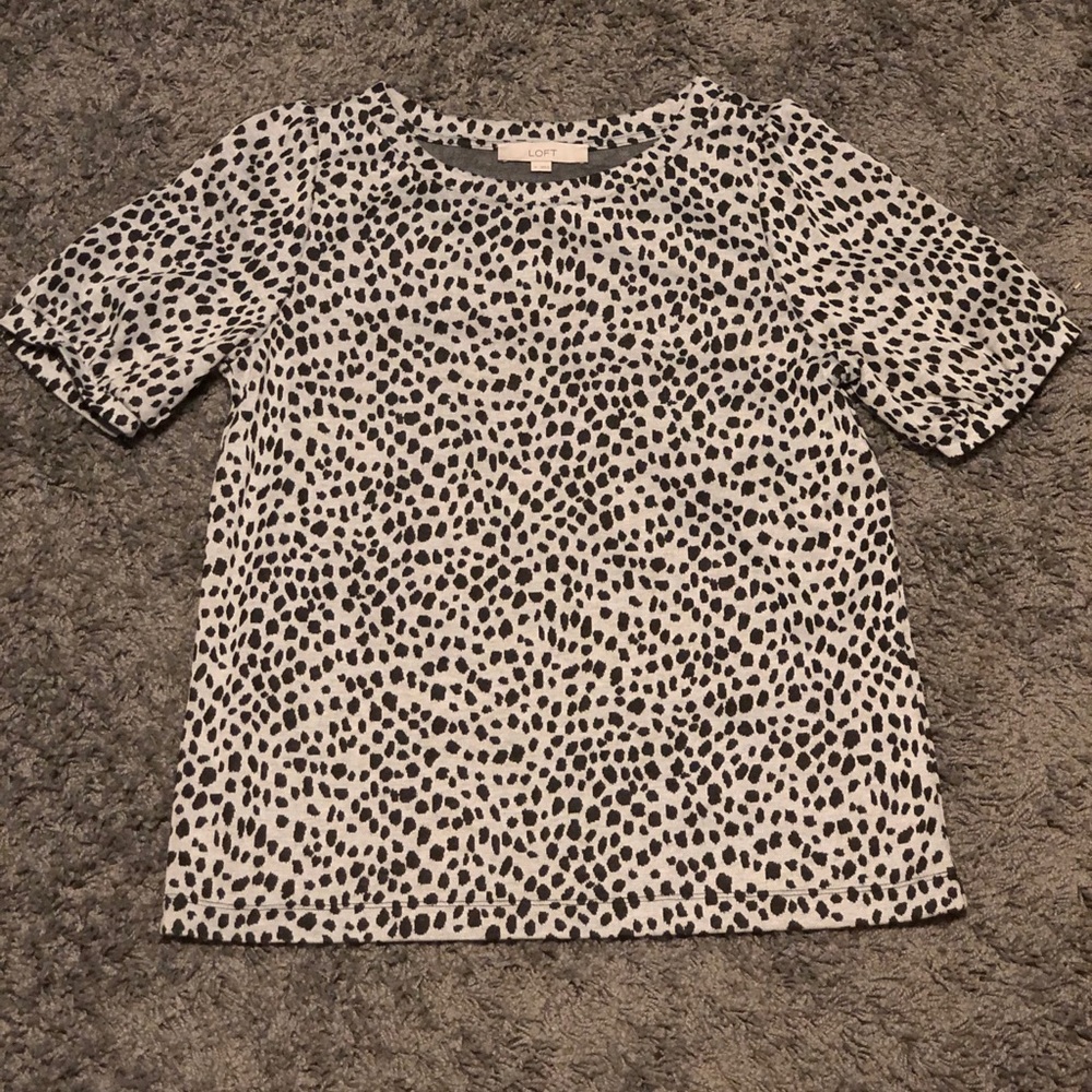 Loft Dalmatian Print Shirt